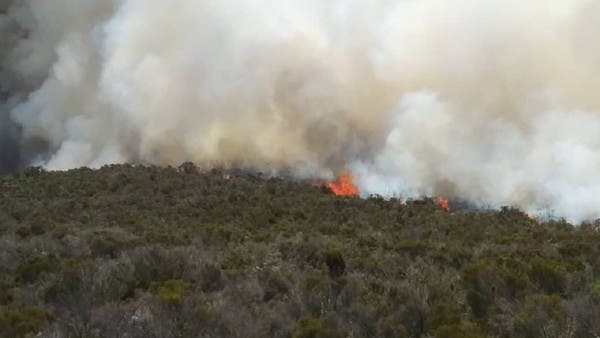 Fire Guts slopes of Mount Kilimanjaro