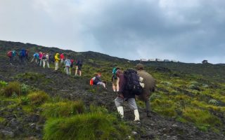Hiking Mountain Nyiragongo Congo