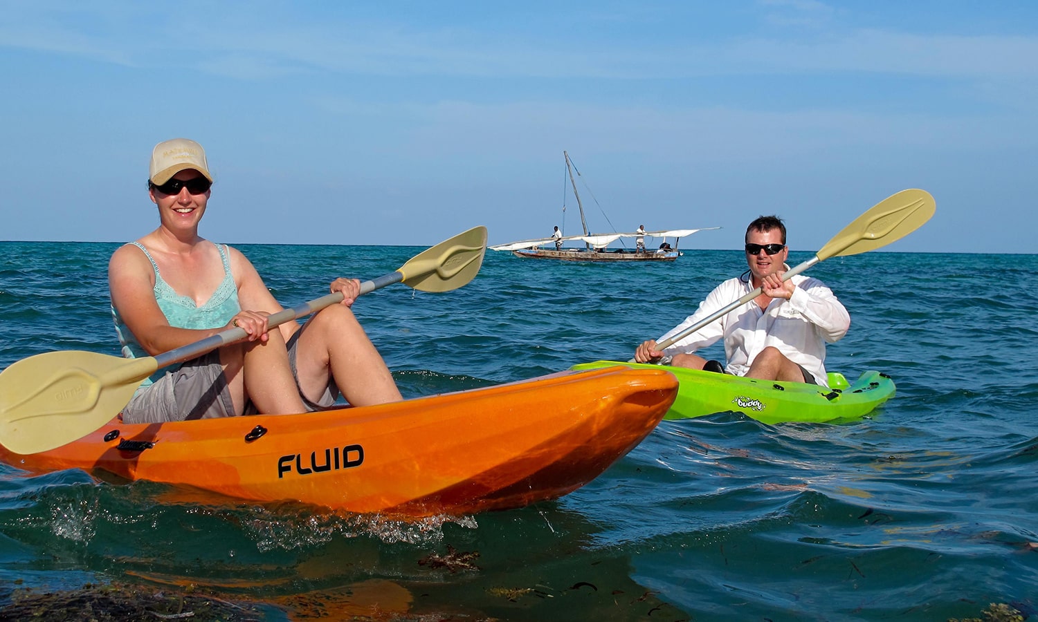 Kayaking in Zanzibar 
