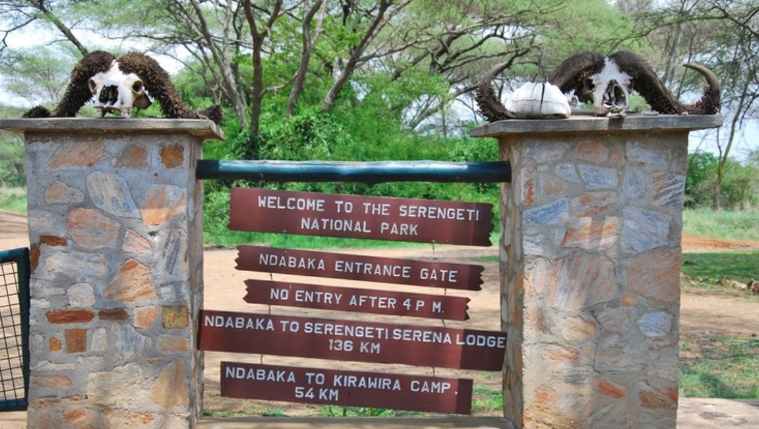 Gates of Serengeti National Park