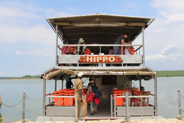 Kazinga Channel in Uganda